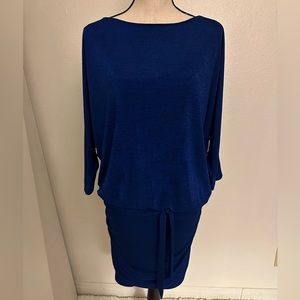 White House Black Market blue dress